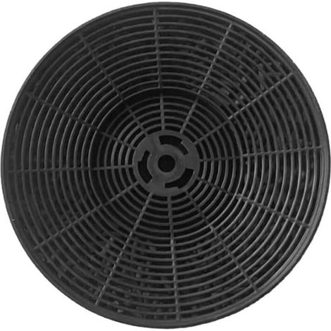 Paquete de 2 filtros de carbón activado aptos para filtros de campanas extractoras de cocina, que ofrecen un control eficaz de los olores. (1/4)