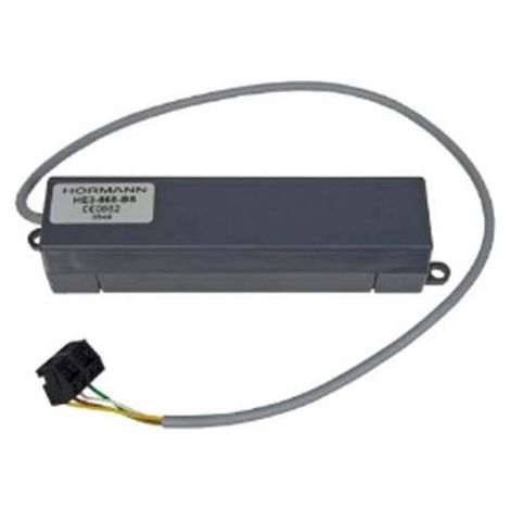 Hörmann – Récepteur radio 3 canaux 868MHz – Tension 12V – Fonction impulsion – Câble 0,5m 4 fils pour motorisation - HE3-868-BS