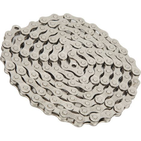 Chaîne de Vélo 8 Vitesses pour VTT, Route et Vélo Pliable, Compatible 6-8 et 18-24 Vitesses, 116 Maillons (1/5)