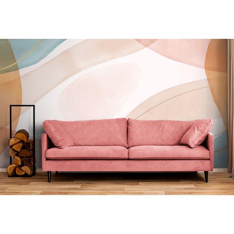 Papier Peint Abstrait - Vagues de Couleurs - 150 x 250 cm (1/2)