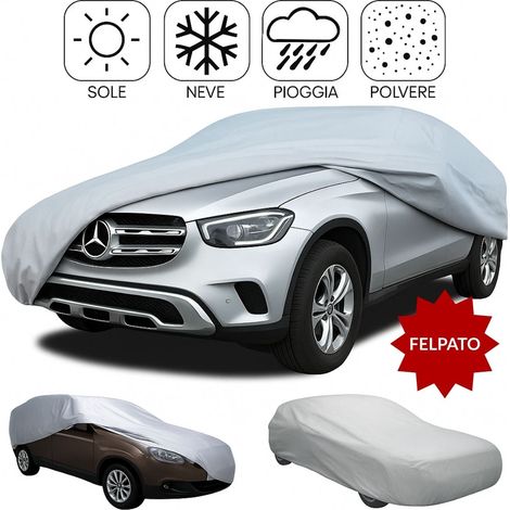 Telo copriauto per SUV felpato impermeabile resistente 90 g/m² PEVA con borsa - MISURA: M - 470X190X185