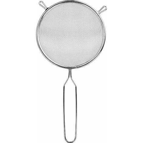 Passoire métallique à long manche 16 cm pour égoutter, filtrer et laver les aliments (1/5)