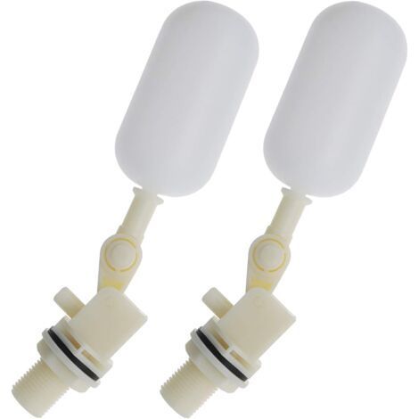 BUNTHAUS 2pcs Robinet Boule de Vanne à Flotteur pour Aquarium Automatique 1/2 Pouce 20mm (1/5)
