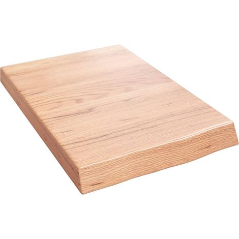 Maison Exclusive - Piano Bagno Marrone 40x60x(2-6) cm Legno Massello Trattato