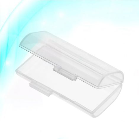 Transparente aus Kunststoff Tragbare Batterieaufbewahrungsbox für 4 Aaa Batterien zum Sicheren Or...