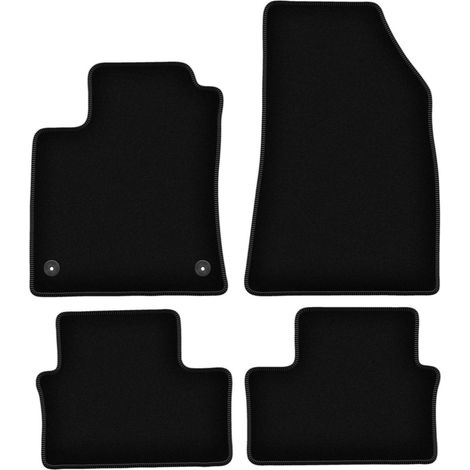 Tapis de sol en velours noir BASIC pour Renault Clio V berline (2019-)