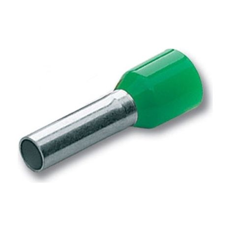 embout de cablage - 6 mm2 - 12 mm - vert - boite de 100 - cembre pke612 (1/3)