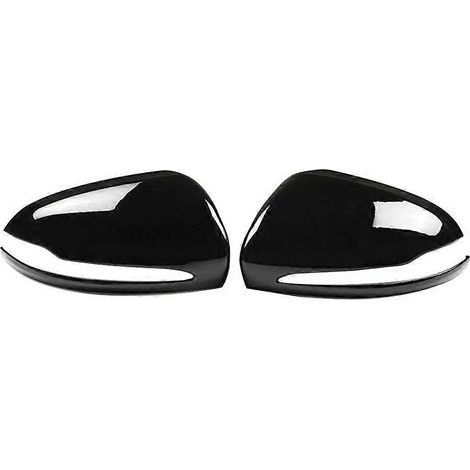 paire de coques de rétroviseurs extérieurs pour Mercedes-Benz Classe CSE GLC W205 W222 W213 X253 (2016-2023), côté conducteur (LHDA). (1/5)