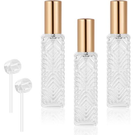 Bouteille Vaporisateur de Parfum, 3PCS Vaporisateur Parfum Vide Rechargeable 12ML Mini Portable Voyage Parfum Atomiseur Bouteille, Facile à Ingérer, Etanchéité Solide, L'odeur ne S'évapore Pas (1/5)