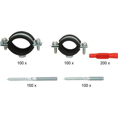 Kit promo de colliers de serrage à visser 3/4’’ et 1’’