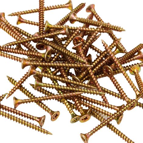 ForgeFix MPS3540Y Multi-Purpose Pozi Compatible Screw CSK ST ZYP 3.5 x 40mm Box 200 FORMPS3540Y