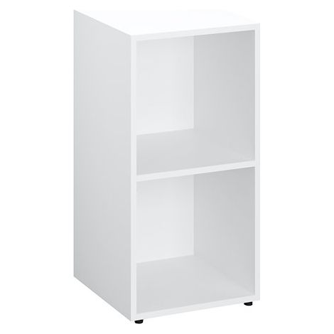 Casier de bureau Lockers 2 cases - Corps blanc - H 86 cm - Maxiburo (1/2)