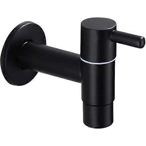 Mop Sink Faucet 304 Stainless Steel Bathroom Washing Machine Faucet-- (1/5)