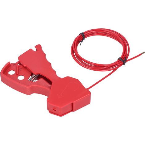 Câble de Sécurité Verrouillable en Nylon Anticorrosion et Résistant à la Chaleur, Longueur Réglable (1/5)
