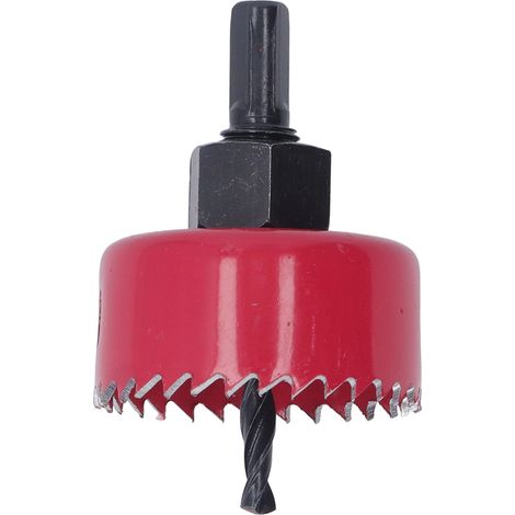 Scie cloche à ouverture précise en acier allié haute résistance HSS pour tuyaux en plastique, bois et métal (1/5)