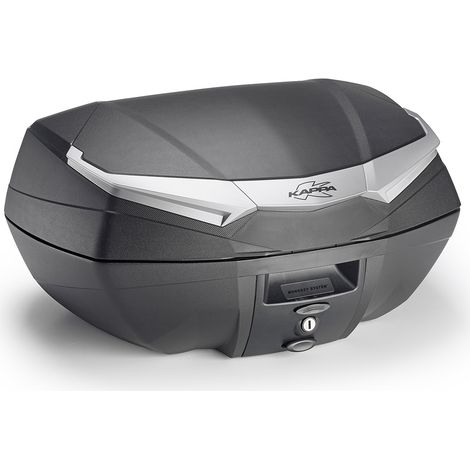 Top case Kappa 49L Monokey K4900A K'Vanguard avec inserts argentés - Neuf