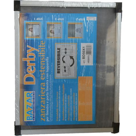 Tenda zanzariera bazar derby 50x40 argento medal - medal (1/2)