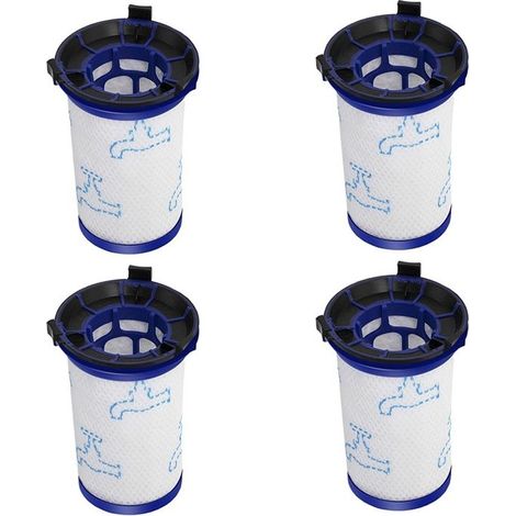 Ensemble de 4 Filtres HEPA pour Rowenta Air Force 360 RH9037 RH9038 RH9039 RH9051WO RH9057WO RH9086WO Aspirateur ZR009001 (1/4)