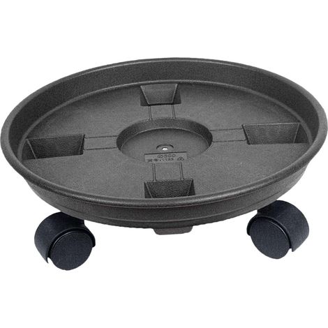 Soucoupe pour Plantes, Support Roulant pour Plantes avec Roues, Rouleaux de déplacement de Pot Ronds pour Balcon, intérieur et extérieur, 40CM (1/5)