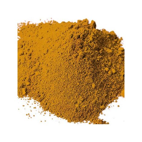 Pigment minéral jaune 72 (ox. fer) - pot de 385 ml (240 g) - Houillères de Cruéjouls