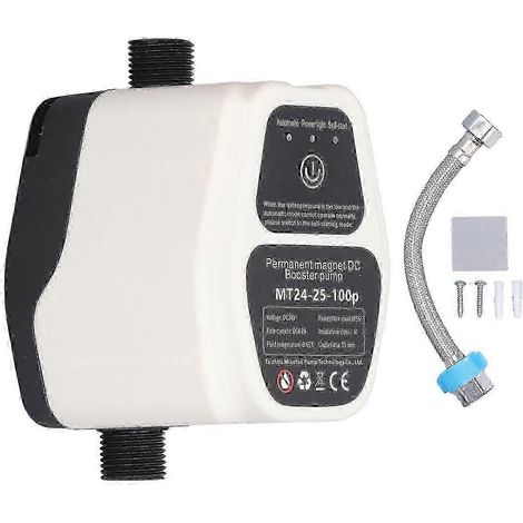 Pompe de surpression silencieuse 100 W 24 V 25 L avec capteur intelligent entièrement automatique et prise standard britannique 100 W 240 V. (1/3)