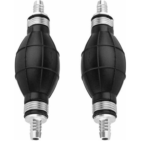 PAIR Poire Damorcage Carburant Pompe 8mm, 2 pièces Poire Damorcage Carburant Pompe bateaux pour carburants, automobile, jardin, véhicule de karting (1/5)