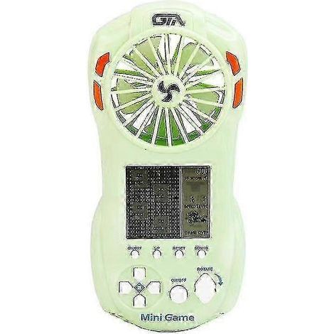 Ventilateur portable 2 en 1 pour console de jeu Tetris, mini ventilateur suspendu.-AquaForge (1/4)