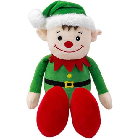 40 cm großes Plüschtier in Form eines Schneemanns, Rentiers, Geistes oder Weihnachtsmanns, ideal als Dekoration für Zuhause und Büro, auch ein tolles Geburtstagsgeschenk für Kinder (1/5)