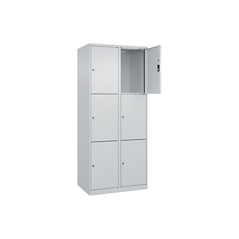 kaiserkraft Armadietto a 3 piani Evolo PLUS 2 scomparti (1/2)