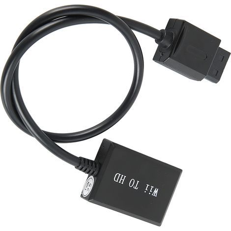 Convertisseur HDMI Wii vers TV HD, Adaptateur 1080P Plug and Play pour Téléviseurs Haute Définition (1/5)
