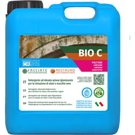 Detergente azione igienizzante pietre intonaci macchie aloni bio c 5 litri (1/5)