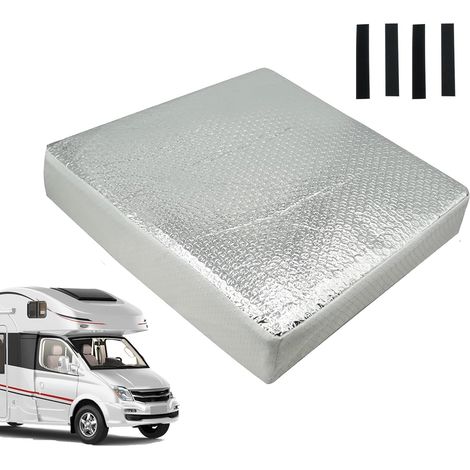 Grille d'aération pour camping-car  Couverture de toit réfléchissante  Accessoire d'ombrage imperméable  Isolateur de ventilation pour caravane et remorque pour salle de bain, douche, cuisine (1/5)