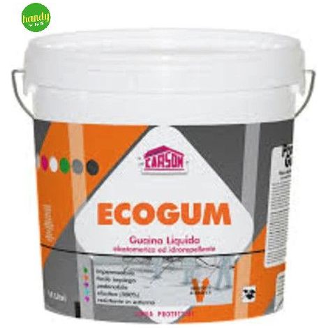Ecogum elastomerica guaina liquida rosso lt 14 guaina elastica per esterni (1/5)