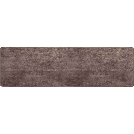 Pasillo de alfombra MARSA Gris 80 x 350 cm Poliéster y PVC vidaXL