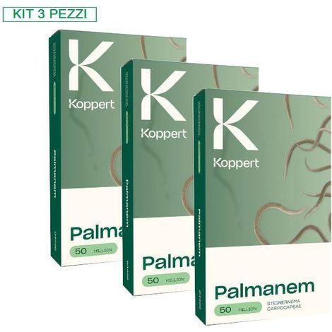 KOPPERT Kit 3 Confezioni Palmanem 50 milioni di nematodi (1/2)