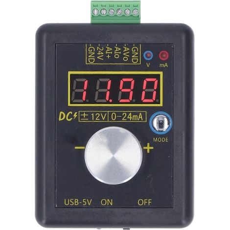 Hochpräziser tragbarer Strom- und Spannungs-Analog-Simulator, Signalgenerator, Sender 0–24 mA