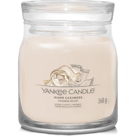 YANKEE CANDLE CANDELA MEDIA SIGNATURE WARM CASHMERE (1/3)
