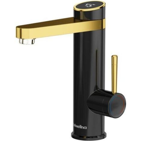 Robinet de cuisine, robinet électrique 3200W salle de bain affichage numérique LED robinet de lavabo mitigeur monocommande robinet (1/4)