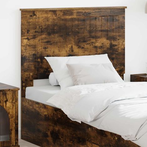 Kopfteil mit Kopfteil Geräucherte Eiche 90 cm Holzwerkstoff (1/5)