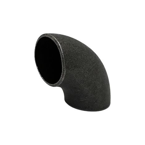 CURVA A SALDARE 90° ACCIAIO AL CARBONIO NERO- 1 D.est 33,7 mm- IKARO- pezzi 1 (1/2)