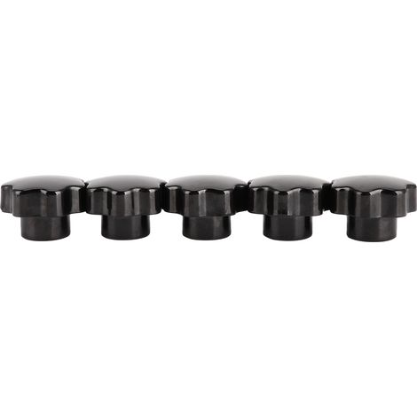 5 pièces écrous poignées de poignée 7 étoiles avec noyau en laiton pour équipement industriel ToolM12x50 (1/5)