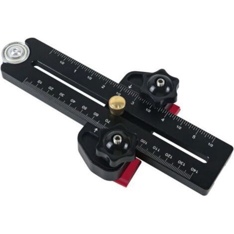Dima di taglio sottile per sega circolare, dima di taglio sottile allungata, per 1/4" x 3/8", per il taglio ripetuto di strisce strette