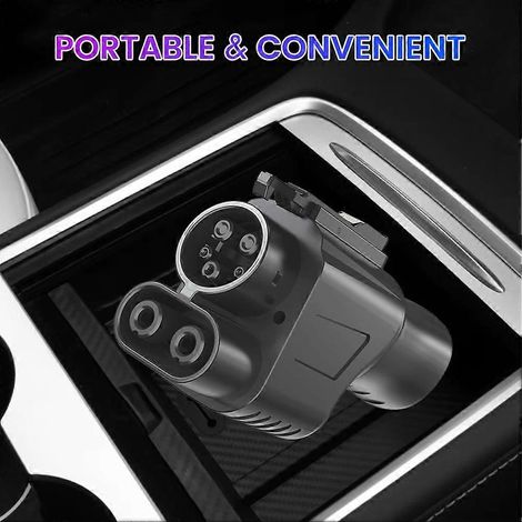 Adaptateur NACS vers CCS1 pour Ford Rivian, GM et Tesla (Superchargeur Tesla CC V1/V2/V3/V4). (1/5)