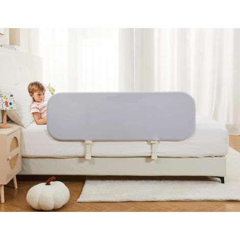 Barriere de Securite Enfant Lit Portable Barrière Safety Lit Bebe Protectionde Rabattable Barre LitAdulte Anti Chute Amovible Garde Corps Lit Cododo Réglable en Hauteur