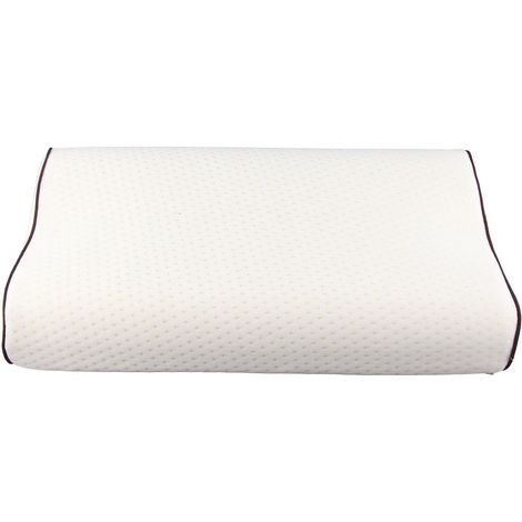 Oreiller en Mousse à mémoire de Forme, Oreiller ondulé à Rebond Lent, Oreiller de Soutien Cervical pour Les épaules, 50 x 30 cm (1/5)