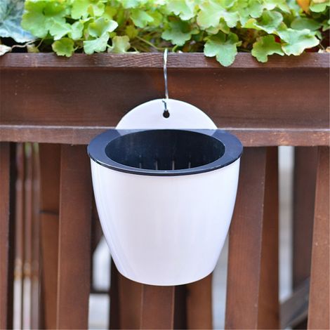 Pot À Plantes Murale - Absorption Automatique D Eau - Pour Culture Hydroponique - Idéal Pour Cactus Et Succulentes - 18 X 4 5 X 9 5 Cm - 1 Pièce (1/5)