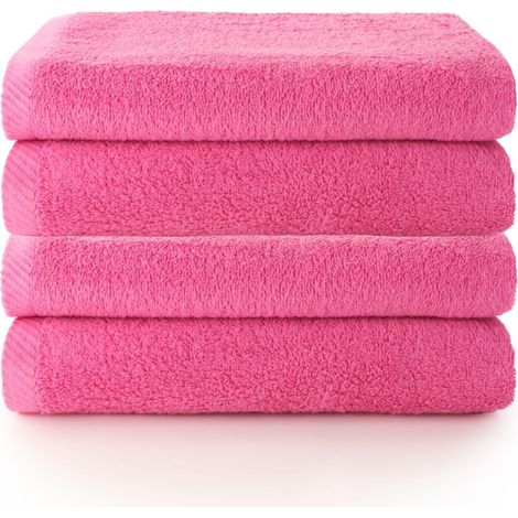 Lot de 4 Serviette de Bain Grande Taille 100% Coton Drap de Douche 70 x 140cm 400g Douces, Absorbantes et Résistantes Ensemble Idéal pour Une Salle de Bain Moderne (1/5)