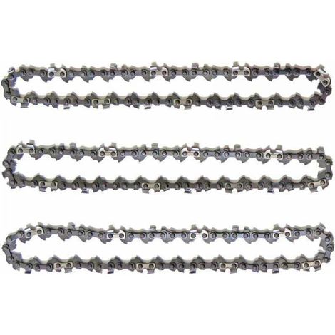 Enowelir Lot De 3 Chaînes Pour Élagueuse Sur Perche 10 Pouces 25 Cm 40 Maillons Faible Rebond Compatibles Avec Plusieurs Marques (1/4)