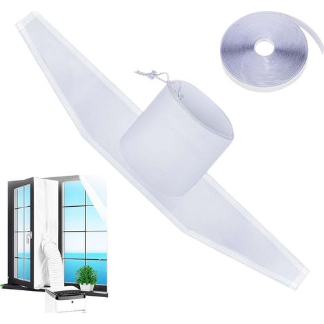 Kit de calfeutrage pour fenêtre de climatiseur mobile Isolant, résistant aux intempéries, efficace, compatible avec les sèche-linge laclimatisation (1/5)