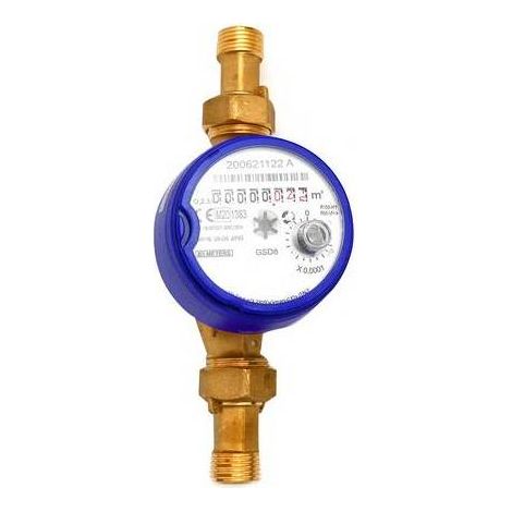 CONTATORE PER ACQUA FREDDA T50 QUADRANTE ASCIUTTO Misura: Diam. 15 - 1/2" L.110
